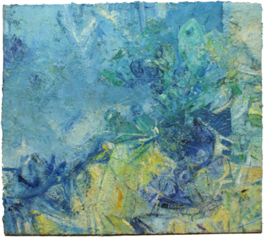 OHNE TITEL - 1996/2002,
Öl auf Leinwand,
102 x 115 cm Pichler Traudel