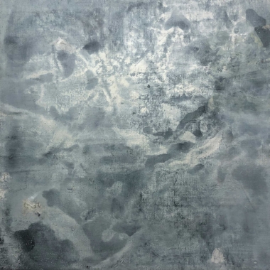 ERSTARREN - 2021, Eitempera auf Leinwand, 100 x 100 cm Swoboda Helmut