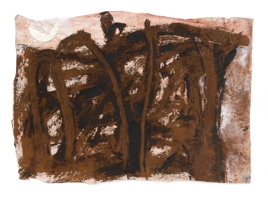 G-109/1988, Gouache auf Bütten, 50,5 x 66 cm Schumacher Emil