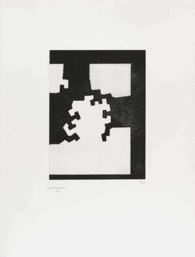 ATZAPAR (Klaue) - 1973, Radierung auf Bütten, Exemplar 29/50, ca. 40 x 30 cm (ca. 79,5 x 60 cm) Chillida Eduardo