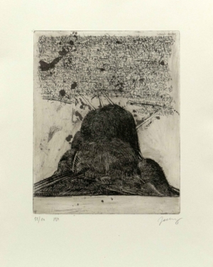 OTHMAR ZECHYR, BERG - 1984, Radierung, Exemplar: 55/80, 40,7 x 32,9 cm (65,1 x 49,9 cm) Zechyr Othmar