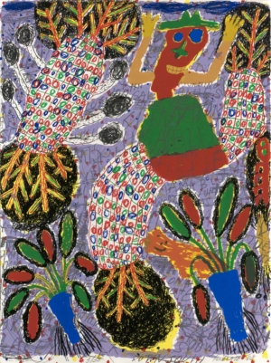 PETER PONGRATZ, MISS LUISA BLUES - 2008, Farbserigraphie, Exemplar: 3/35, 66,5 x 49,8 cm Pongratz Peter