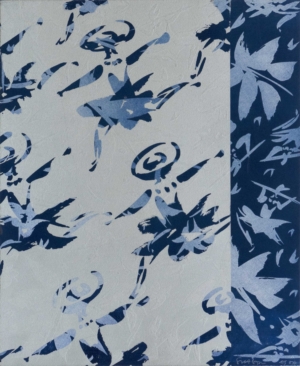 ROMAN SCHEIDL, DIE ZEIT DRÄNGT (für Global 2000) - 2011, Farbradierung, Hochdruck, Exemplar: 1/5 EA, 58,6 x 48,3 cm Scheidl Roman