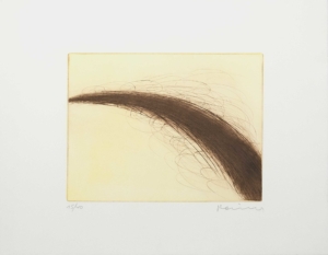 AUFSCHWUNG - 1969, Farbradierung mit Diamantgravur, Exemplar: 15/40, ca. 29 x 38,5 cm (50 x 65 cm) Rainer Arnulf