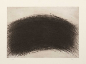 BUSENMONUMENT, 2. Blatt aus der Mappe "Haute Coiffure" - 1961/63, Kaltnadelradierung, Exemplar: 37/98, ca. 31,5 x 43,5 cm (38 x 54 cm) Rainer Arnulf