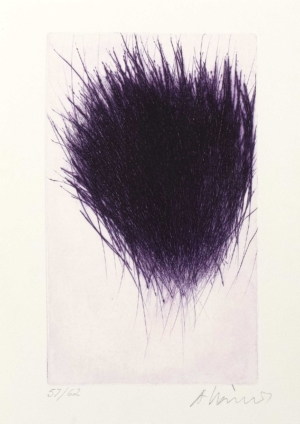 GIPFEL - 1985 (Buchausgabe 1989), Kaltnadelradierung, Exemplar: 57/62, ca. 24,5 x 14,5 cm (29,7 x 21 cm) Rainer Arnulf