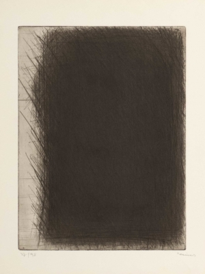 MARYMAUSOLEUM, 10. Blatt aus der Mappe 'Haute Coiffure' - 1961-63, Kaltnadelradierung, Exemplar: 3798, ca. 43,5 x 31,5 cm (54 x 38 cm) Rainer Arnulf