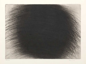 RÜBEZAHL, 1. Blatt aus der Mappe "Haute Coiffure" - 1961/63, Kaltnadelradierung, Exemplar: 37/98, ca. 31,5 x 43,5 cm (38 x 54 cm) Rainer Arnulf