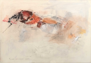 OHNE TITEL - 2020, Öl auf Leinwand, 50 x 72 cm Krawagna Peter