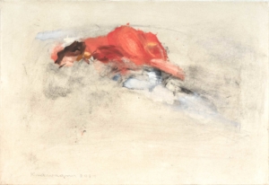 OHNE TITEL - 2021, Öl auf Leinwand, 50 x 73 cm Krawagna Peter