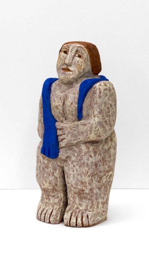 RESERVIERTE - 2023, Lindenholz bemalt, ca. H 54 B 25 T 21 cm Riedl Annerose