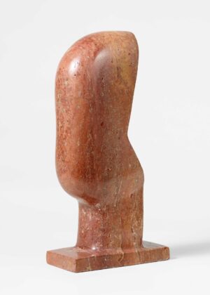 HERBERT ALBRECHT, KOPF - 2003, Travertin, ca. 37 x 9,5 x 18 cm Albrecht Herbert