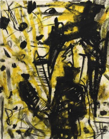 OHNE TITEL - 1990/2, Ölkreide auf Papier, 63 x 49,5 cm Damisch Gunter