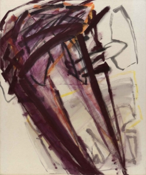 Ohne Titel - 1994, Acryl auf Molino, 120 x 100 cm Skrička Ernst