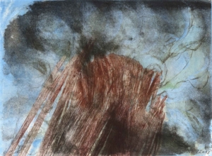 EVA BOSCH, OHNE TITEL - 2018, Lithographie und Radierung, 44,7 x 60,9 cm Bosch Eva