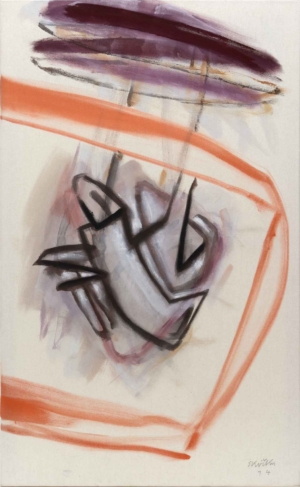 INNESEIN - 1994, Acryl auf Molino, 130 x 80 cm Skrička Ernst