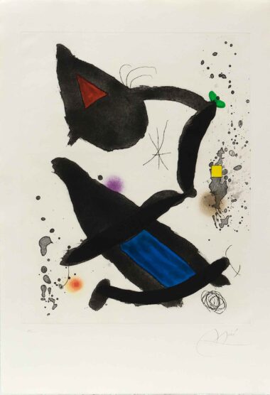 LE ROI DAVID - 1972, Radierung und Aquatinta, Exemplar H.C., ca. 91 x 62,4 cm Miró Joan