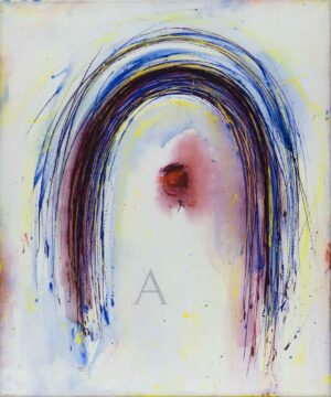 "A" aus der Serie GROSSES ALPHABET - 1996-97, Acryl auf Leinwand, 90 x 75 cm Prelog Drago