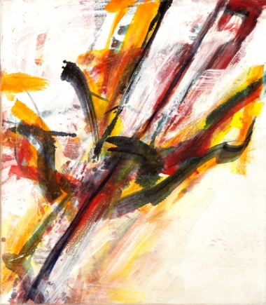 FLUGTRAUM - 2003, Öl auf Leinwand, 80 x 70 cm Bischof Peter