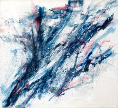 OHNE TITEL - 2019, Öl auf Leinwand, 100 x 110 cm Bischof Peter