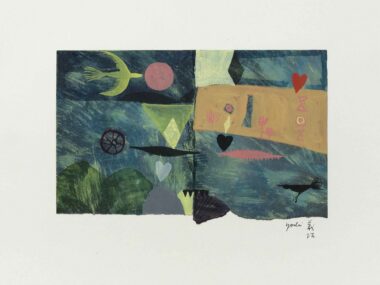 OHNE TITEL, Mischtechnik auf Papier, 14,5 x 22,7 cm Takahashi Yoshi