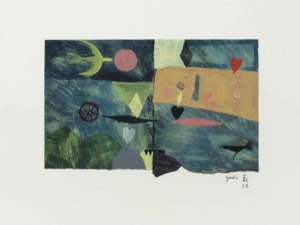 OHNE TITEL, Mischtechnik auf Papier, 14,5 x 22,7 cm Takahashi Yoshi