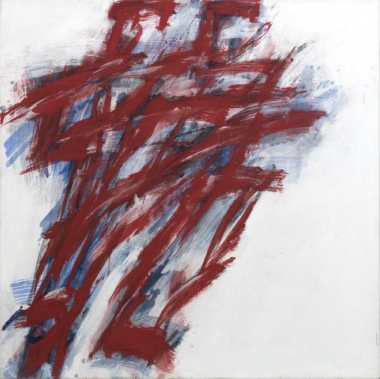 ÜBERSCHREITUNG - 2006, Öl auf Leinwand, 100 x 100 cm Bischof Peter