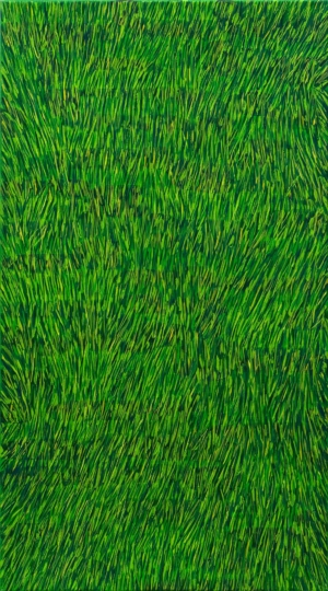 ALEXANDER STROHTE, PALM BEACH, CANNES (MIT SONNE) - 2020, Öl auf Leinwand, 90 x 50 cm Strohte Alexander