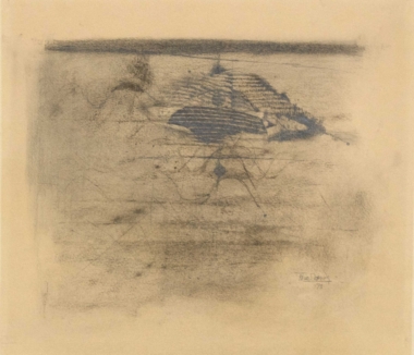 PAYSAGE - 1973, Bleistift auf Papier, 41,7 x 45,2 cm Friedlaender Johnny