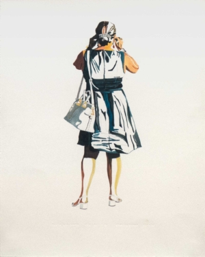 PIAZZA DEL CAMPO - 2020, Acryl auf Papier, 50 x 40 cm Loewit Georg