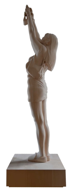 SAN MARCO - 2022, Lindenholz natur, H 180 cm Loewit Georg