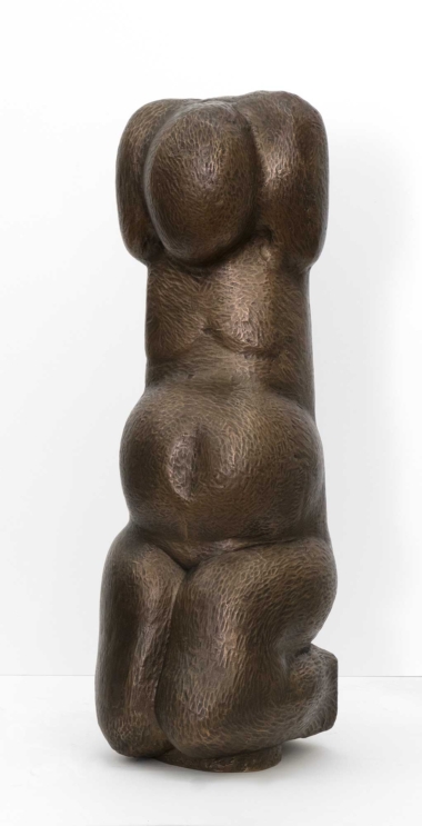 KNIENDE FIGUR - 1963, Bronze, Exemplar: 1/6, H 76 cm Eder Otto