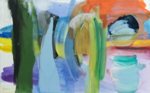 AUSBLICK 2 - 2024, Öl auf Leinwand, 87 x 140 cm Gleich Joanna