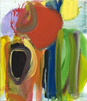 OHNE TITEL - 2024, Öl auf Leinwand, 55 x 47 cm Gleich Joanna