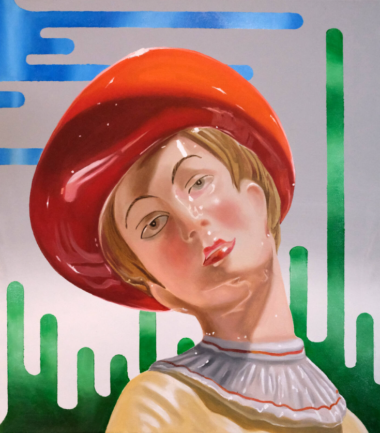 BAUER SUCHT FRAU - 2022, Acryl auf Leinwand, 80 x 70 cm Praska Martin