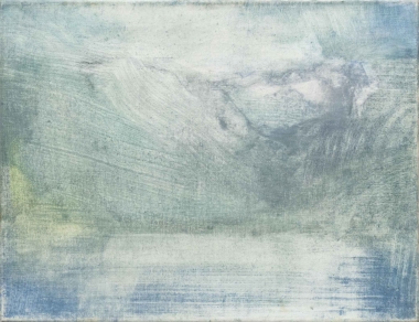 GOSAUSEE - 2008, Eitempera auf Leinwand, 50 x 65 cm Swoboda Helmut