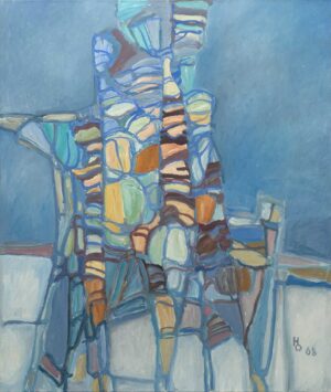 HERMANN OBER, OHNE TITEL - 1968, Öl auf Leinwand, 120 x 100 cm Ober Hermann