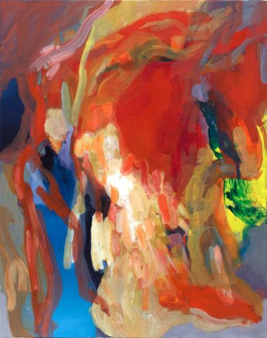 ERWARTUNGSVOLL - 2023, Öl auf Leinwand, 120 x 95 cm Kremsmayer Hermann