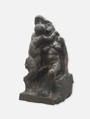 FAUN UND NYMPHE - 1991, Bronze, Exemplar: E.A., H 80 cm Hrdlicka Alfred