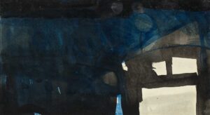 GUSTAV KURT BECK, WEISSE PFORTE - 1962, Aquarell auf Papier, 23,9 x 43,5 cm Beck Gustav Kurt
