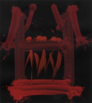 SENATUS CONSULTUM - 2005, Acryl auf Bütten, 69,7 x 61,8 cm Prachensky Markus