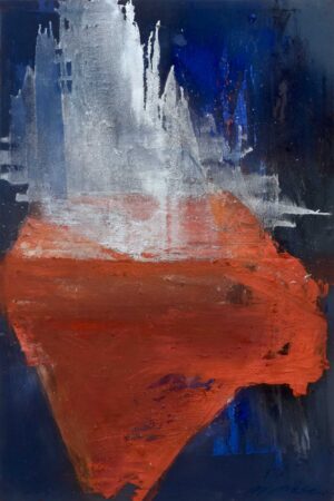 GLAS - 2024, Öl auf Leinwand, 120 x 80 cm Moser Maria