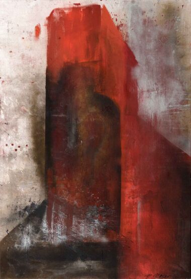 KESSEL - 2024, Öl auf Leinwand, 175 x 120 cm Moser Maria