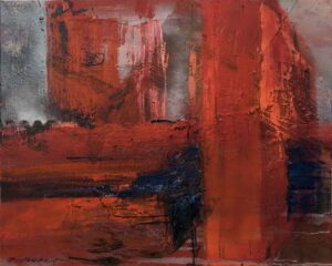 MONUMENTE - 2024, Öl auf Leinwand, 80 x 100 cm Moser Maria