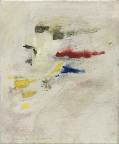 OHNE TITEL - 2015, Öl auf Leinwand, 46 x 38 cm Krawagna Peter