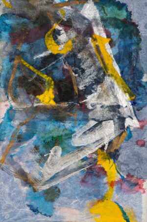 OHNE TITEL, Aquarell auf Japanpapier, 91 x 60,5 cm, WVZ B0195 Mairwöger Gottfried