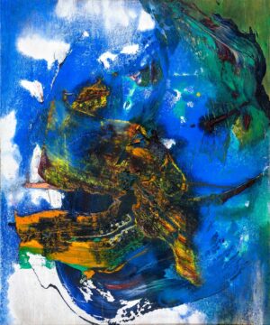 OHNE TITEL, Öl auf Holz, 61,5 x 50,5 cm, WVZ A0492 Mairwöger Gottfried