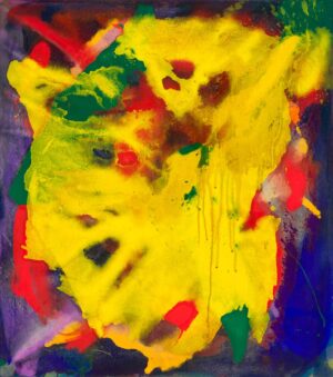 OHNE TITEL, Öl auf Leinen, 109 x 99 cm, WVZ A0232 Mairwöger Gottfried