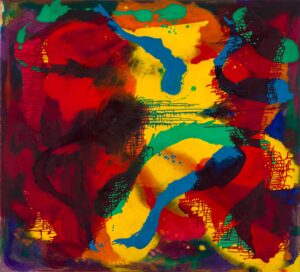 OHNE TITEL, Öl auf Leinen, 159 x 150 cm, WVZ A0676 Mairwöger Gottfried