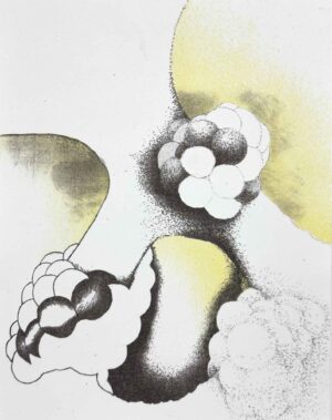 ABLAGE - 2024, Lithographie, Auflage 17+3, 38 x 28 cm Gruber Erich